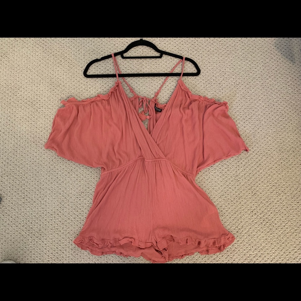 cold shoulder romper